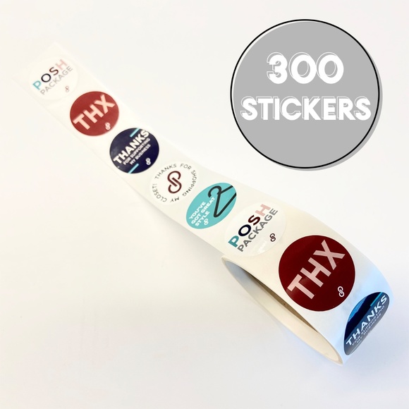 Poshmark Other - Multi-design wafer stickers